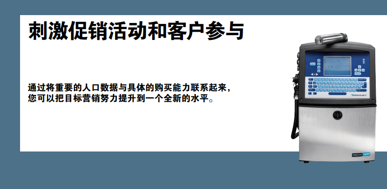 促销和忠诚度——计划用喷码